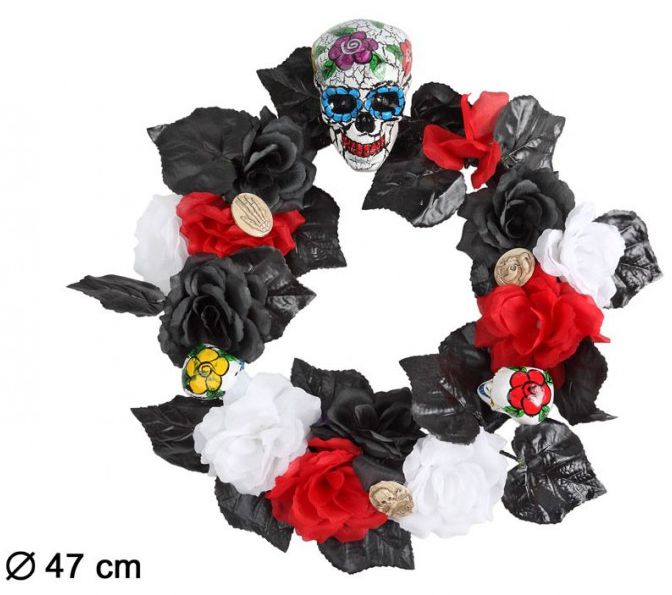 HORROR KRANS BLOEM 47CM