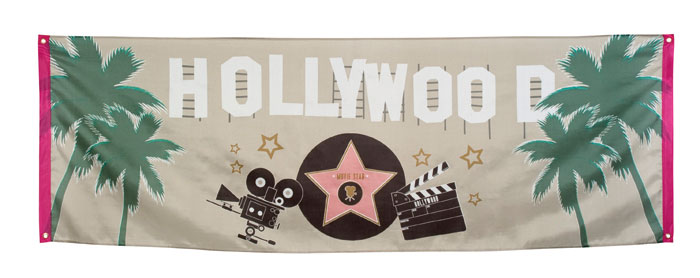 HOLYWOOD BANNER 74*220CM