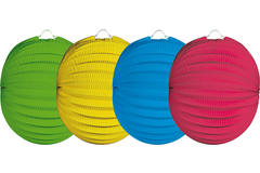 LAMPION ASS VAN KLEUREN 22CM