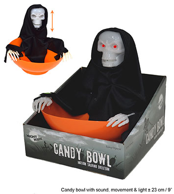 CANDY BOWL ANIMATED 23CM