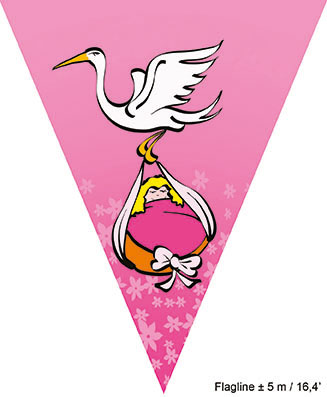 VLAGLIJN BABY ROZE 5M