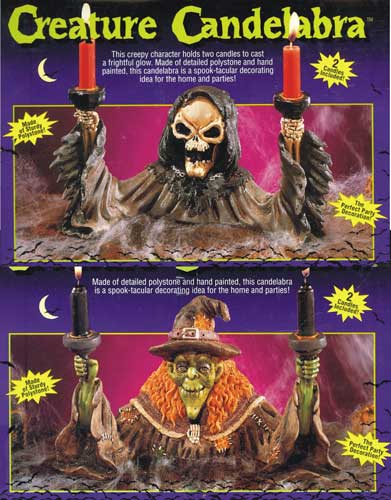 HORROR KANDELAAR 2ARM DOOSHOOD