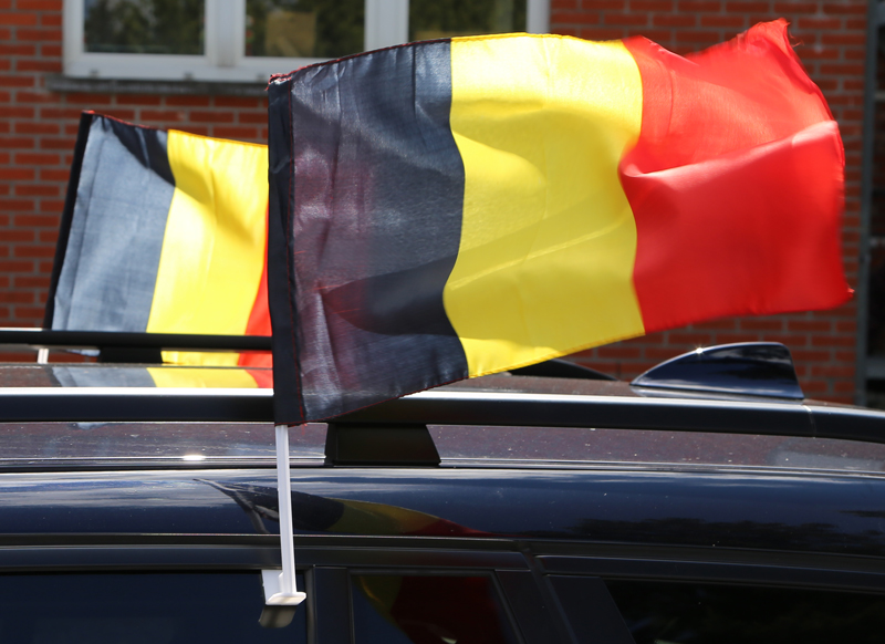 VOETBAL AUTOVLAG 2ST BELGIE