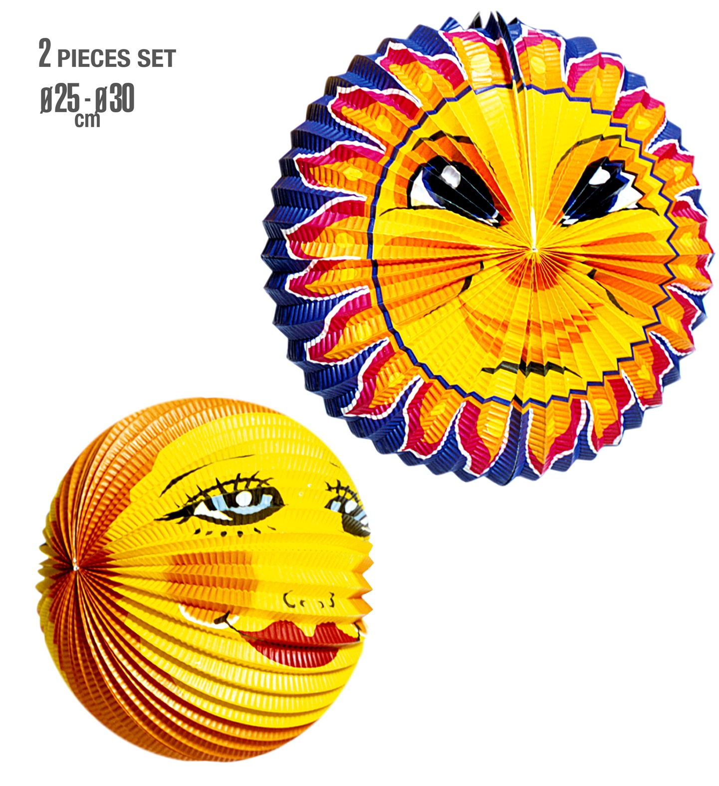 LAMPION ASS 2STUKS 25CM