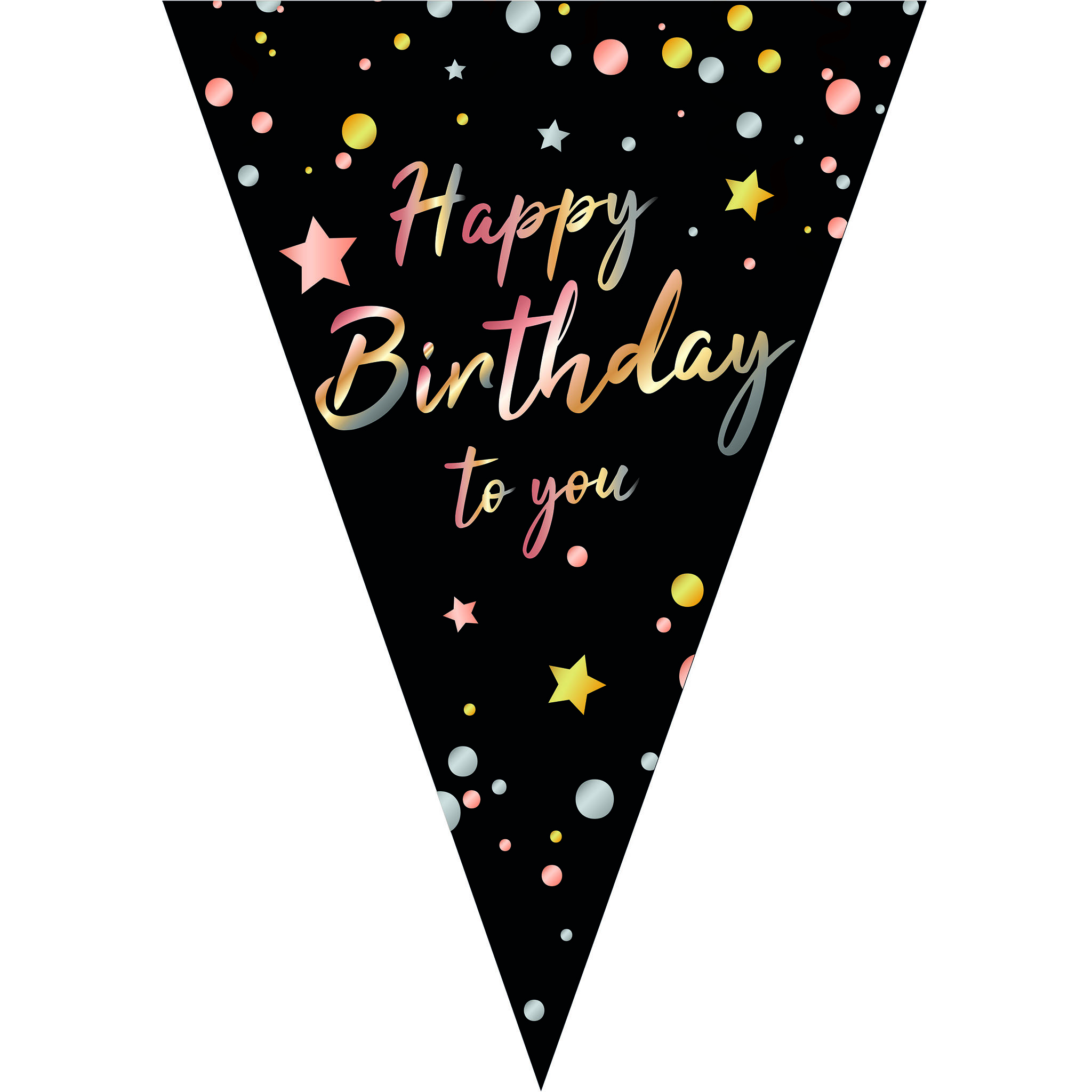 VLAGGENLIJN  5M HAPPY BIRTHDAY