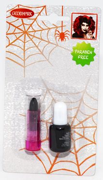 NAGELLAK EN LIPSTIFT ZWART