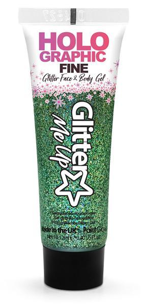 HOLO GLITTER GEL 12ML GROEN