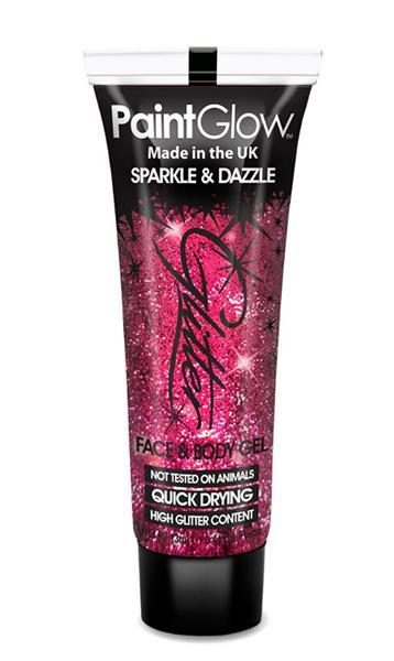 HOLO GLITTER GEL 12ML ROOD