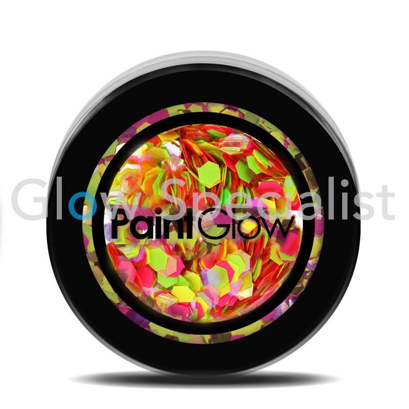 CHUNCKY UV HOLO GLITTER 3GR  RAINBOW