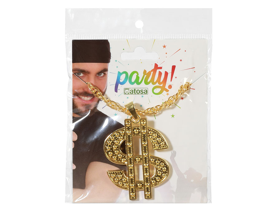 GOUDEN DOLLAR KETTING