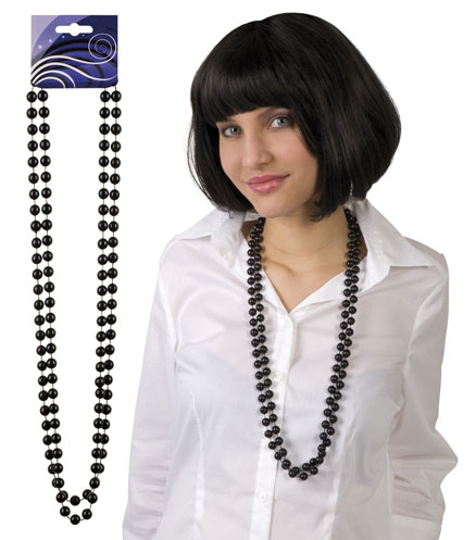 KETTING CHARLESTON ZWART 80CM 2PC