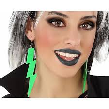 NEON  OORRINGEN PINK OF GREEN