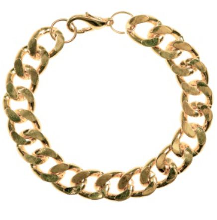 GOUDEN ARMBAND PIMP PLASTIC