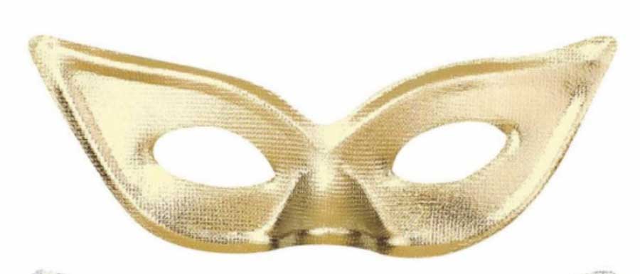 OOGPUNT MASKER METALLIC GOLD