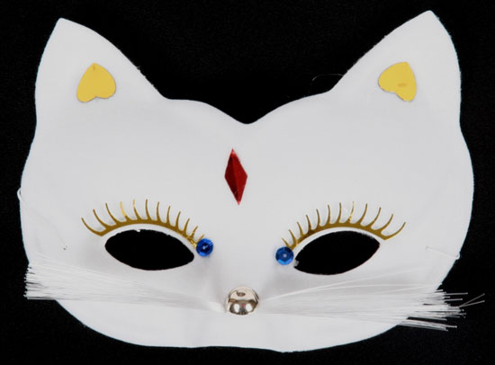 OOGMASKER CAT WHITE
