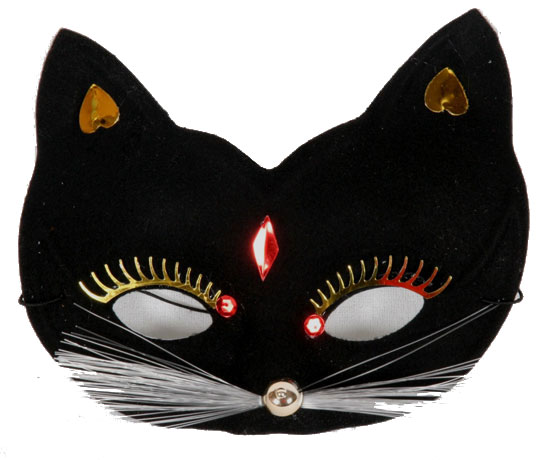 OOGMASKER CAT BLACK