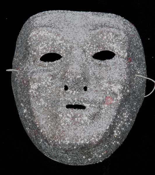 MASKER GLITTER SILBER