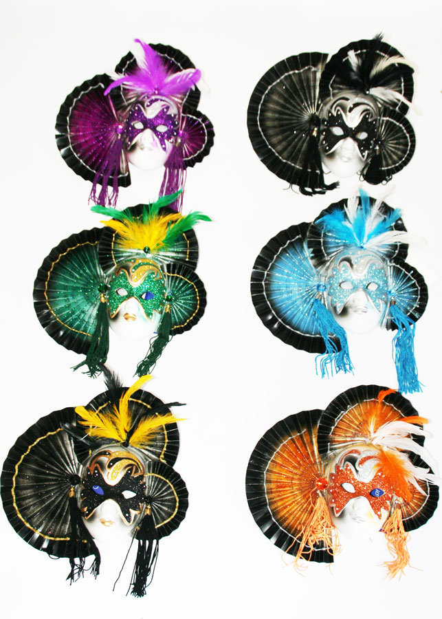 DECORATIE MASKER ASS KLEUREN ECL