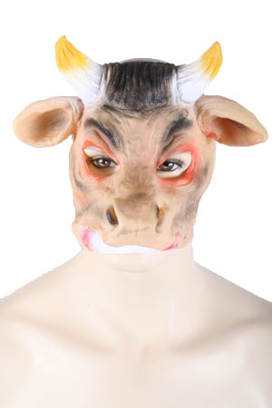 DIER KOE HALF RUBBERMASKER