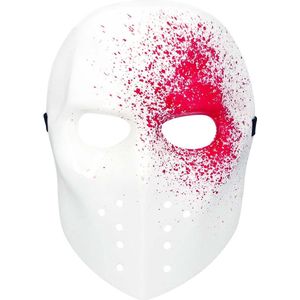 MASKER HOCKEY PVC BLANC