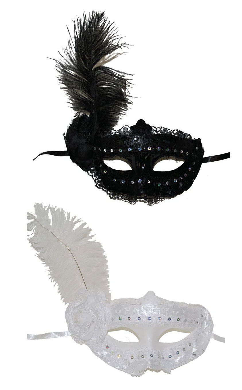 OOGMASKER MET VEREN 2 KLEUREN